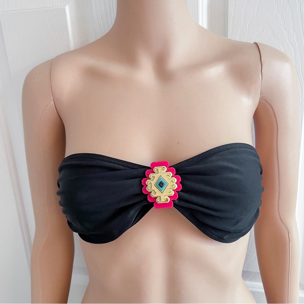 Xhilaration Black Bandeau Bikini Top
